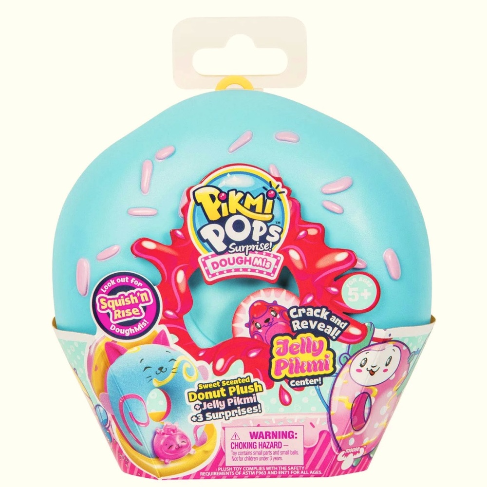 Pinkie Pops Doughy Surprise 1 pc Medium Plush Toy with Surprise toy inside